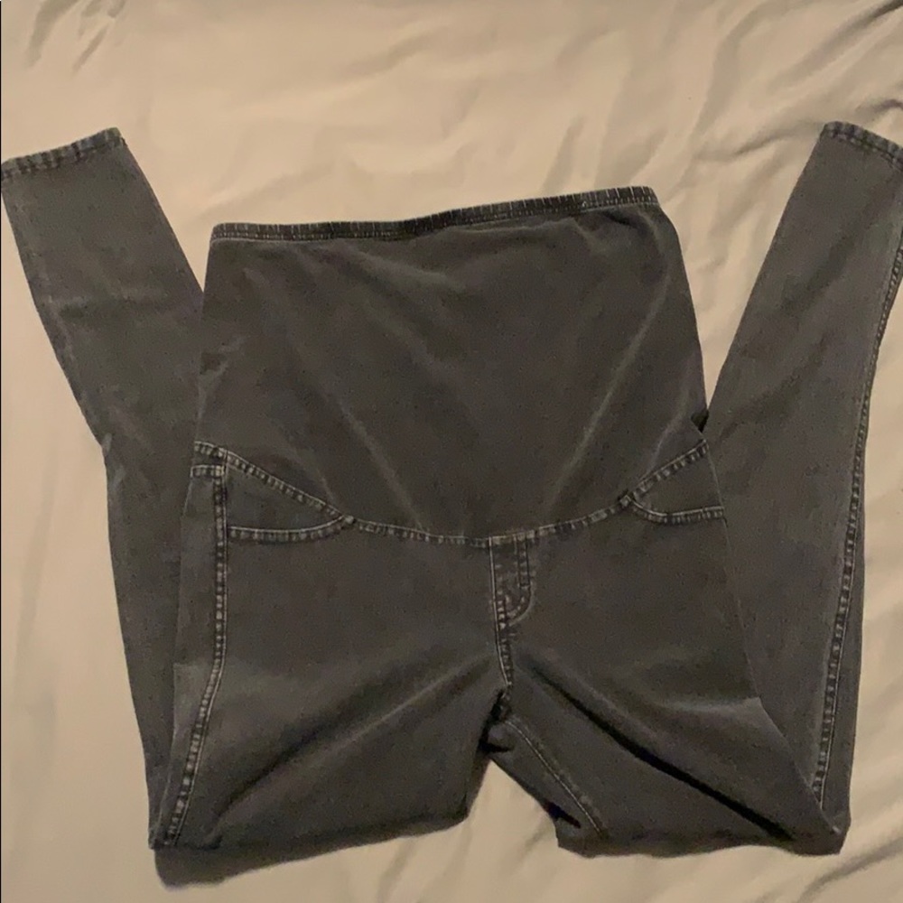 H&M Mama Maternity black jeggings, M